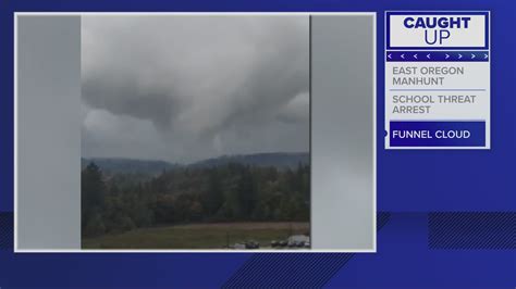 Brief Tornado Spotted Near La Center Washington