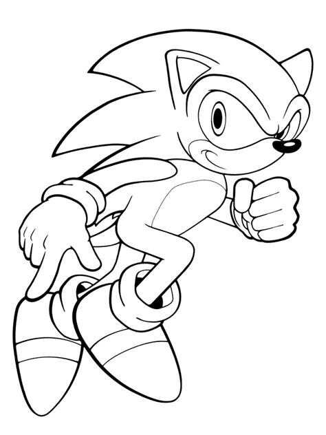 Dibujos E Imagenes Sonic Para Colorear Y Imprimir Gratis Para Adultos