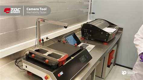 camera tool for tqc sheen scrub abrasion and washability tester operating instruction video