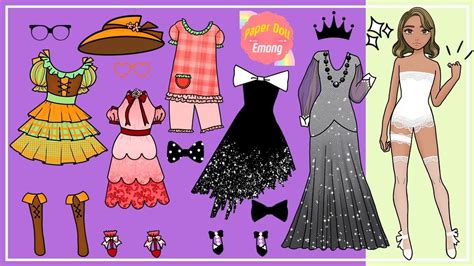Download Free Printable Halloween Paper Doll Dress Papercraft Paper Dolls Dress Up Witch