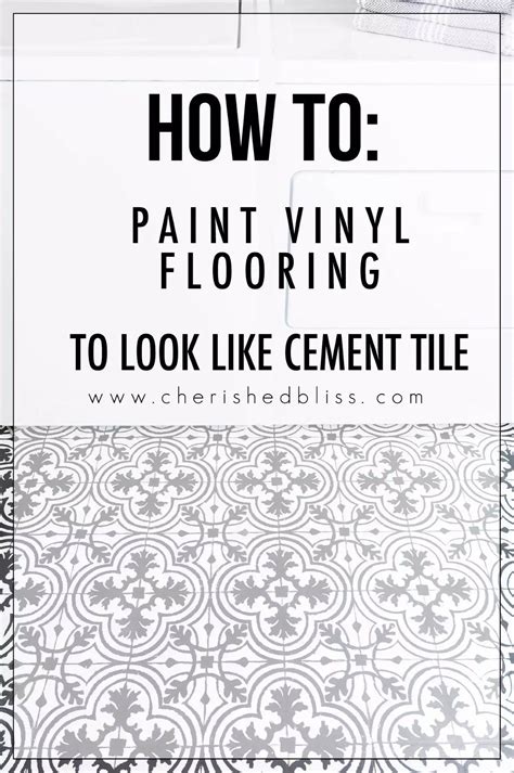 It was also one of the cheapest options. How to paint vinyl floor to look like tile | Painted vinyl floors, Vinyl flooring, Vinyl ...