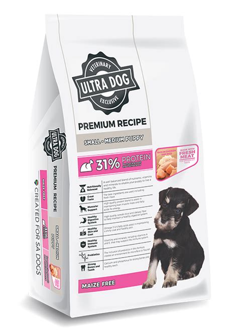A shorter cooking time means more nutrients. Premium Recipe Puppy - Ultra Dog - Scientifically ...