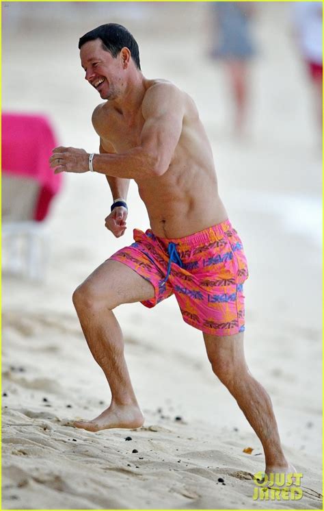 Shirtless Mark Wahlberg Looks Ripped At Age See His New Beach