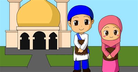 Lukisan masjid kartun cikimm com. Inspirasi 20+ Gambar Kartun Masjid Dan Orang