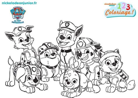 Coloriage De La Pat'patrouille  Paw patrol coloring pages, Coloring pages