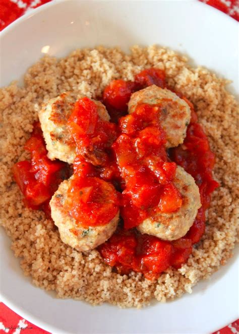 Jo And Sue Mediterranean Turkey Meatballs With Couscous