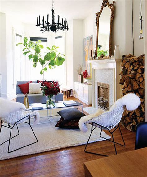 The living room is a small space in the house and we tried to make full use out of it. Eclectic Modern Living Room | Houzz