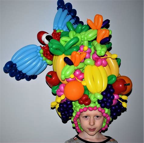 A Very Fierce Five Year Old In A Carmen Miranda Balloon Hat By Las