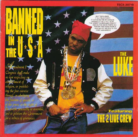 Luke Featuring The 2 Live Crew Banned In The Usa 1994 Cd Discogs