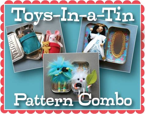 Toys In A Tin Pdf Pattern Combo Wee Mouse Travelwees And Wee