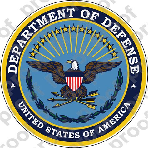 STICKER UNITED STATES DEPARTMENT OF DEFENSE OLD - M.C. Graphic Decals