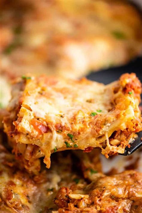 Classic Three Cheese Lasagna Recipe Build Your Bite