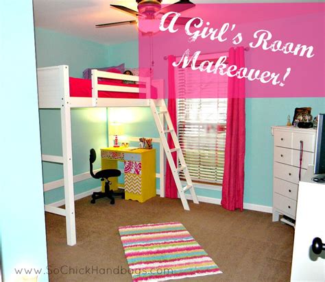 Whether you love to sew, embroider, or paint, having a craft space is a great way to get creative at home. So Chick! The Blog: Girl's Room Makeover {A DIY Project}