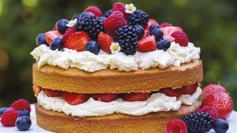 Summer Berry Naked Cake Unilever Food Solutions Ie