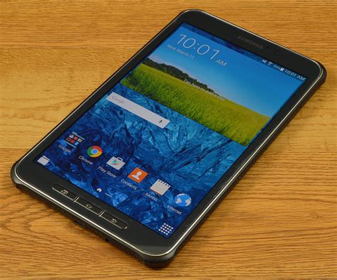 The device is protected with extra seals to prevent failures caused by dust, raindrops, and water splashes. Samsung Galaxy Tab Active Review