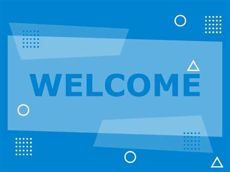 Welcome Slide Powerpoint Template Slideuplift