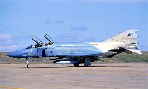 Usn Vf 301 Fighter Squadron Mcdonnell F 4s Phantom Ii 1984 Fighter
