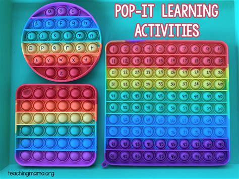 15 Ways To Use Pop It Fidget Toys For Learning Teaching Mama