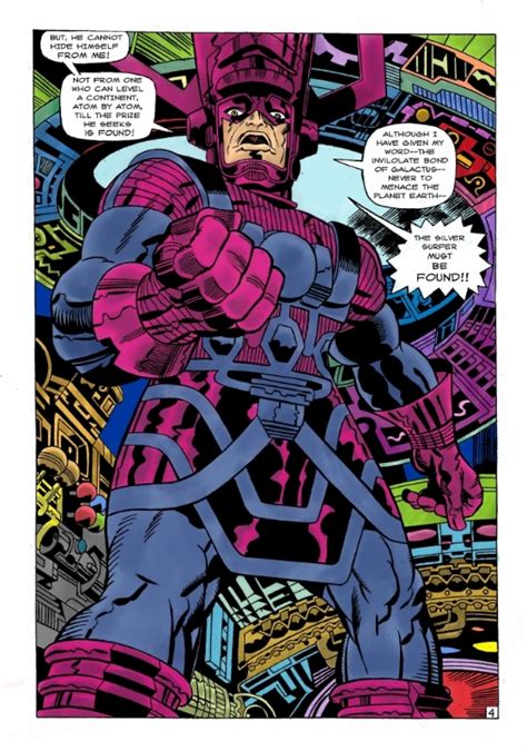 Galactus By Jack Kirby Colored In John Flahertys Johns Art Comic