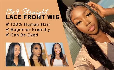 Amazon Com Luvme Hair Lace Front Wigs For Black Women Straight Human