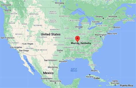 Where Is Murray Ky Usa Location Map Of Murray Kentucky