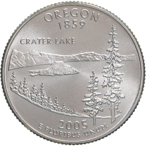 2005 P Oregon State Quarter Satin Finish Daves Collectible Coins