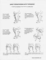 Photos of Upper Extremity Theraband Home Exercise Program