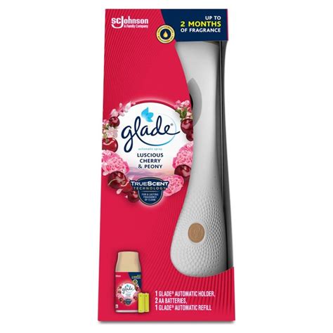 Glade Automatic Spray Luscious Cherry And Peony Air Freshener Morrisons