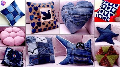 10 Old Jeans Home Using Recycle Ideas Best Out Of Waste Making