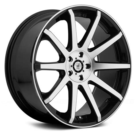Dropstars® 643mb Wheels Gloss Black With Mirror Machined Face And