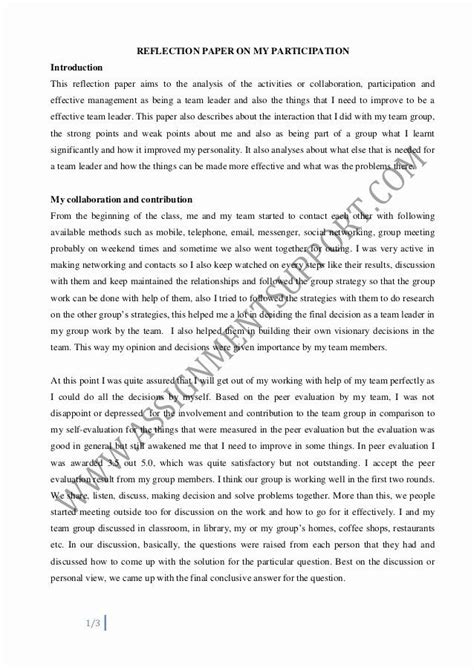 Feb 18, 2020 · a reflection paper is a type of paper that requires you to write your opinion on a topic, supporting it with your observations and personal examples. Art Institute Essay Example Best Of Reflective Essay Essay ...