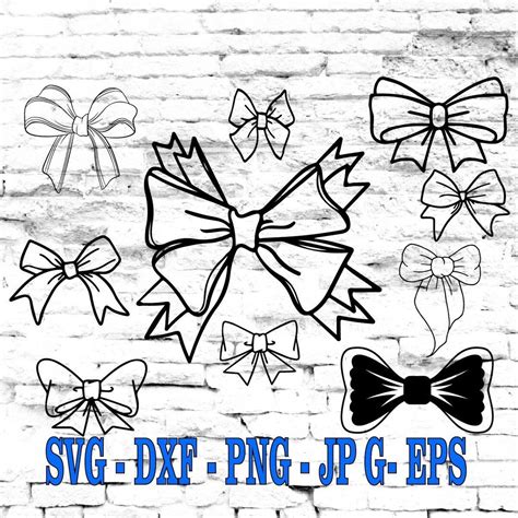 Bow Tie Svg Bow SVG File Bow Vectorbow Clipart Bow Svg Etsy Australia