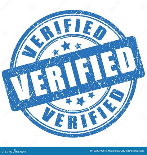 Verified stamp stock vector. Illustration of brand, seal - 153224956
