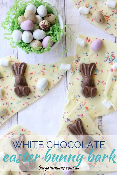 White Chocolate Easter Bunny Bark Bargain Mums Recipe Easter