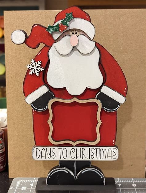 Santa 3d Countdown Diy Hot Mesh Mom Shop