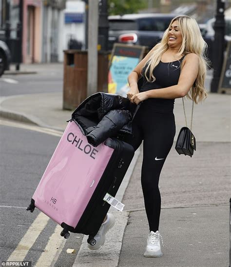 Chloe Ferry Flaunts Her Ample Figure In Leggings As She Visits Mike Thalassitis Restaurant