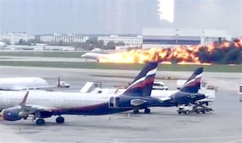 Russia Plane Crash Jet Explodes Into Fireball At Moscow 41 Killed In