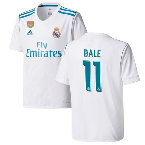 Kunden, die diesen artikel angesehen haben. Youth adidas Gareth Bale White Real Madrid 2017/18 Home ...