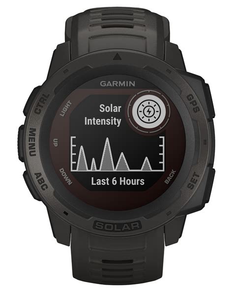 Garmin Instinct Solar Smart Watch Graphite Surfstitch