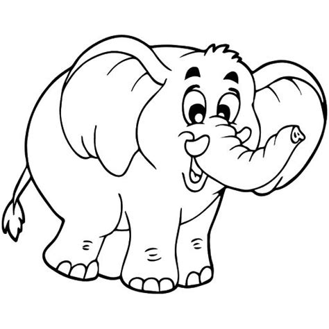 Gambar Mewarnai Gajah Elephant Coloring Page Elephant Colouring