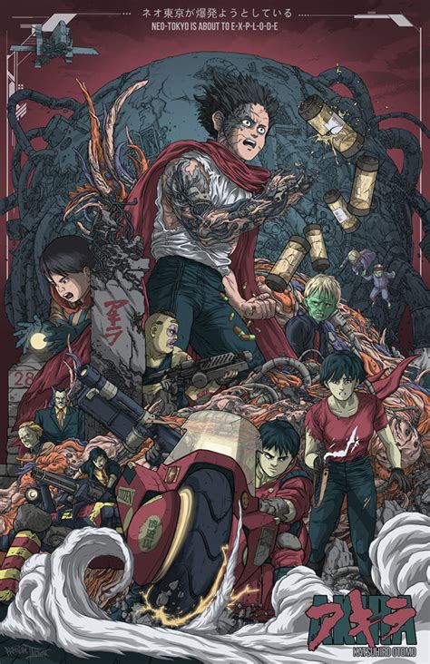 Akira Poster By Alexander Iaccarino