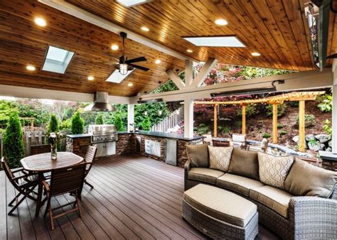 Try any of these outdoor kitchen ideas on for size. 25 Backyard BBQ Outdoor Kitchen Looks that will Light Up Your Grill! - Page 3 of 5