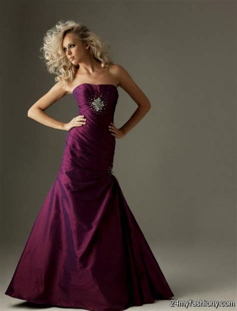 Dark Purple Prom Dress Lace Looks B2b Fashion