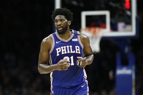 Joel embiid is a cameroonian professional basketball player who plays as a center for the philadelphia 76ers of the nba. Joel Embiid Says 76ers Offence Should Run Through Him