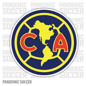 Compra en línea los artículos del club américa: Club America Mexico Vinyl Sticker Decal Calcomania Color ...