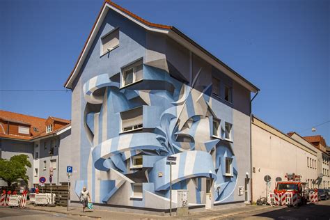 Anamorphic Street Art New Abstract Murals By Peeta Pop Off The Wall