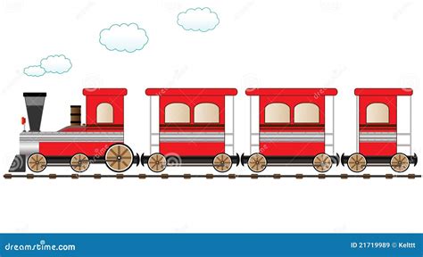 Red Moving Train Royalty Free Stock Images Image 21719989