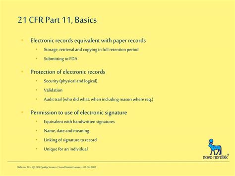Ppt 21 Cfr Part 11 Electronic Records And Electronic Signatures