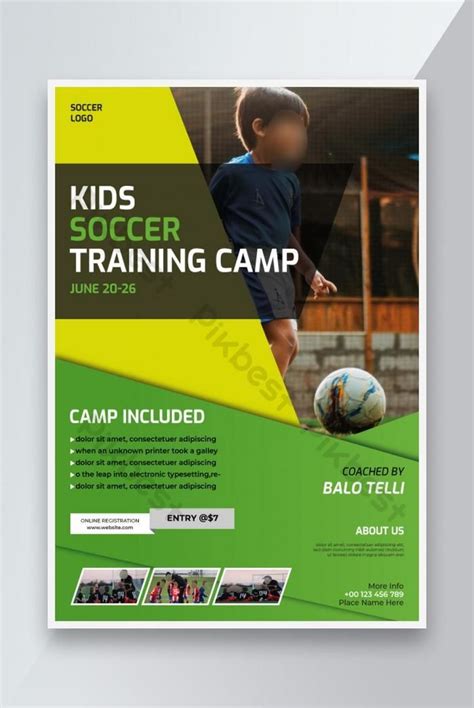 Soccer Camp Football Camp Sports Camp Football Training Kids Soccer