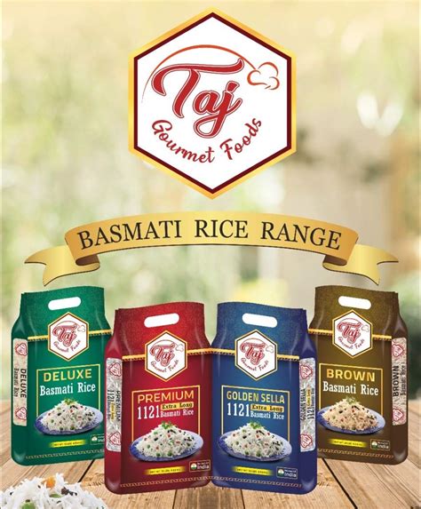 Taj Gourmet Brown Basmati Rice Naturally Aged 5 Or 10 Lbs Pack 43117